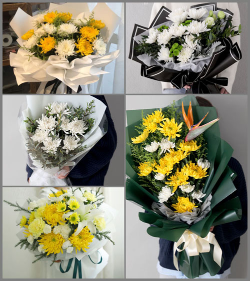 广东广州市白云区钟落潭镇虎塘村白事花束代送